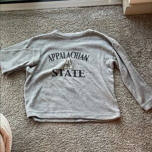 Concepts Sport Gray Appalachian State University Sweatshirt